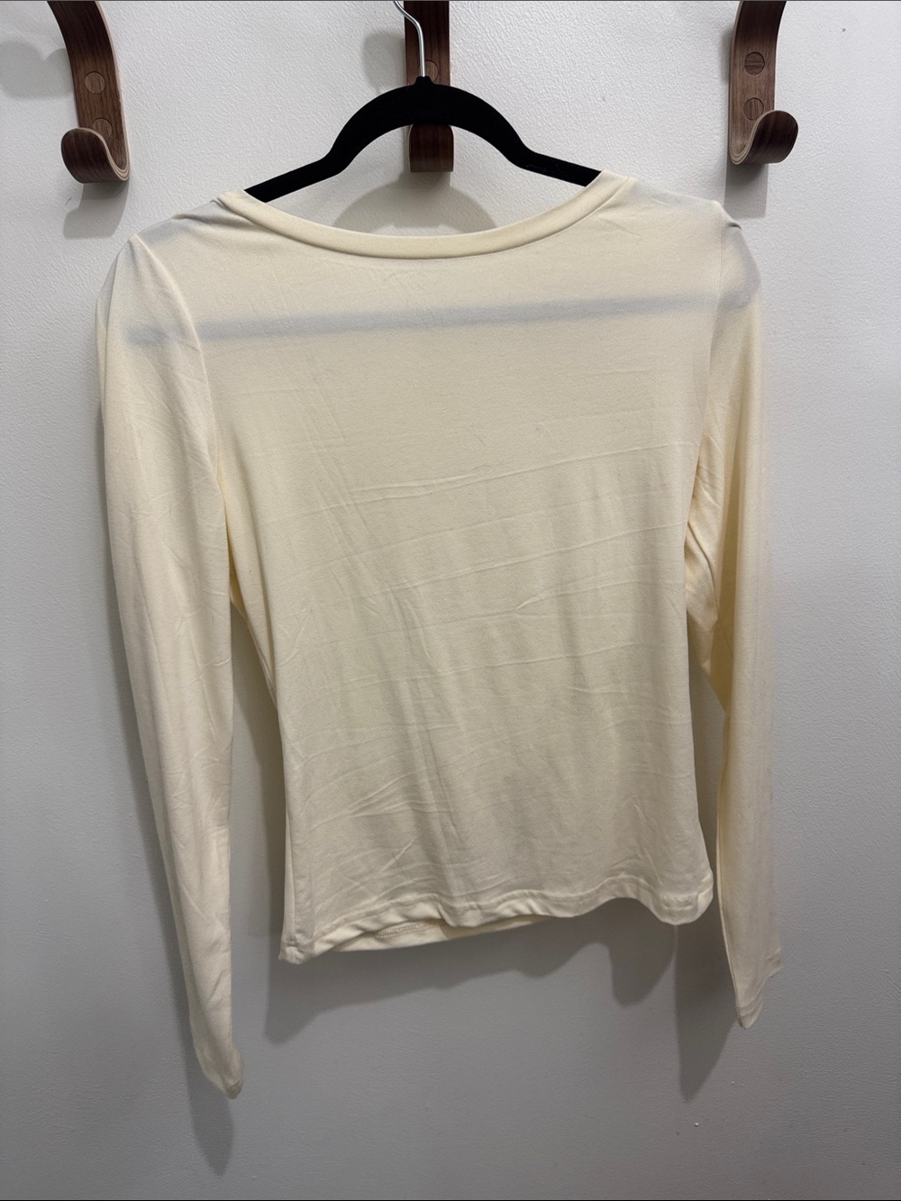 Everyday Long Sleeve Top in Cream
